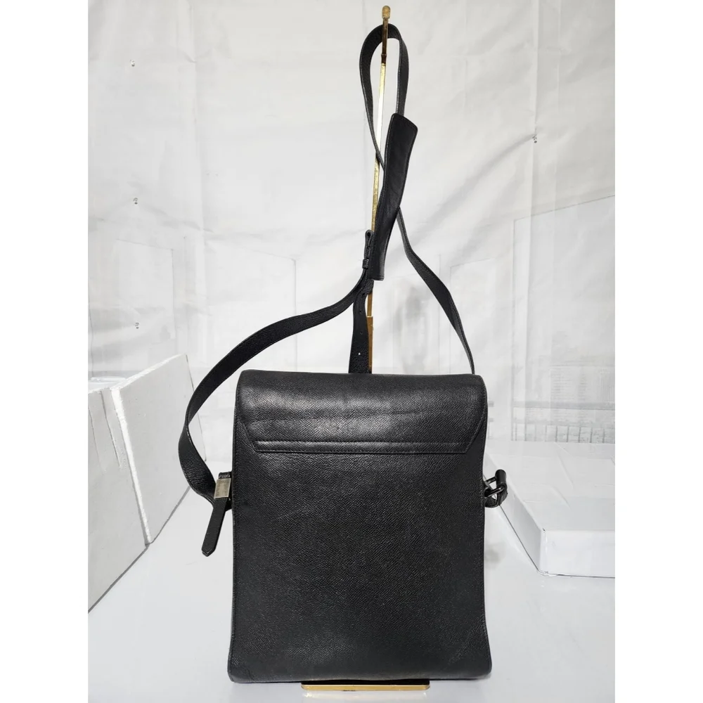 Burberry Leather Small Shaldon Messenger/Crossbody Bag Black